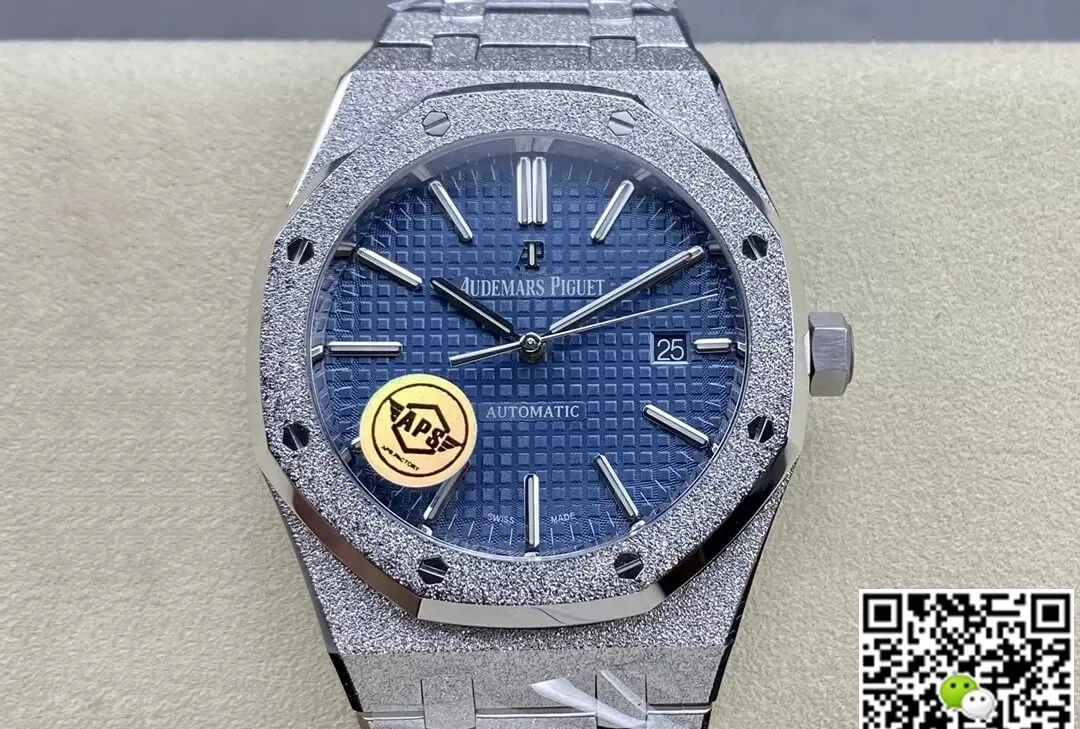 Audemars Piguet Royal Oak 15410BC.GG.1224BC.01 APS Factory 1:1 Best Edition Replica Watch Blue Dial